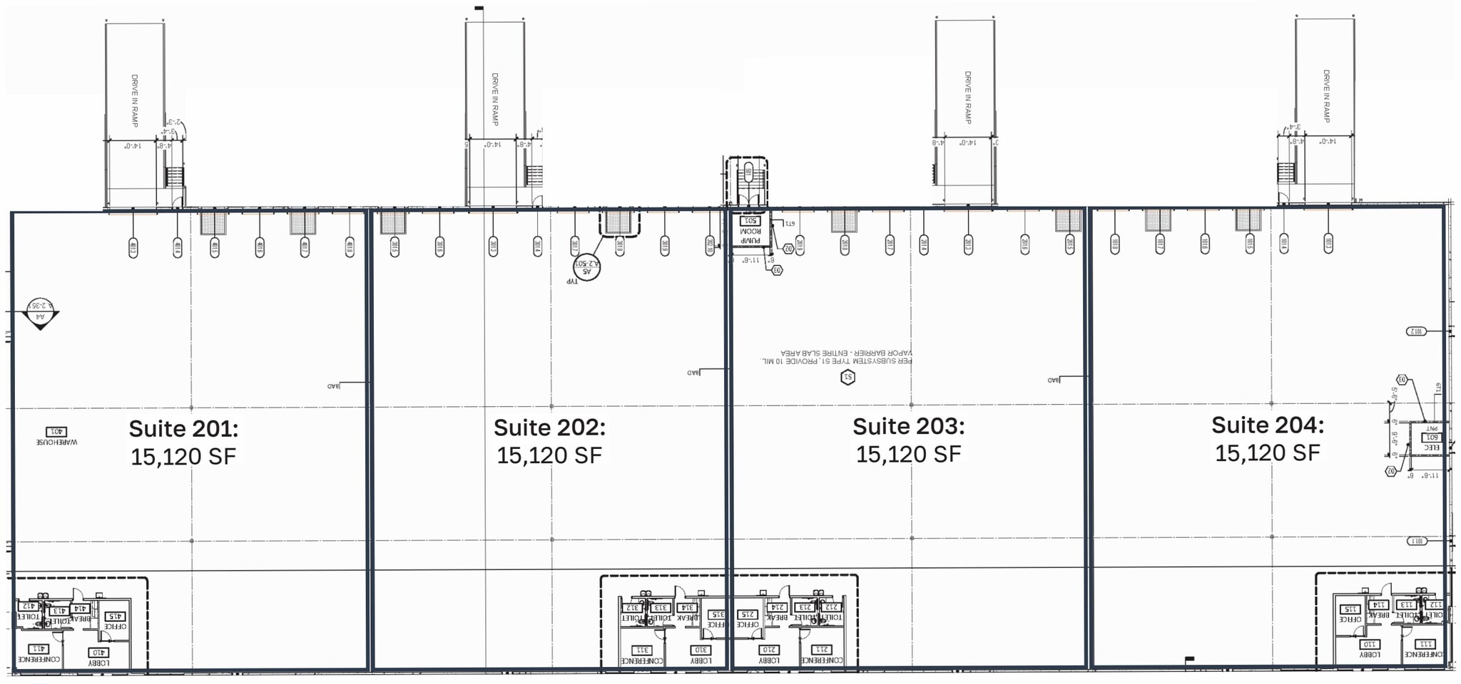 9770 Pritchard Rd, Jacksonville, FL à louer Plan d’étage– Image 1 sur 1