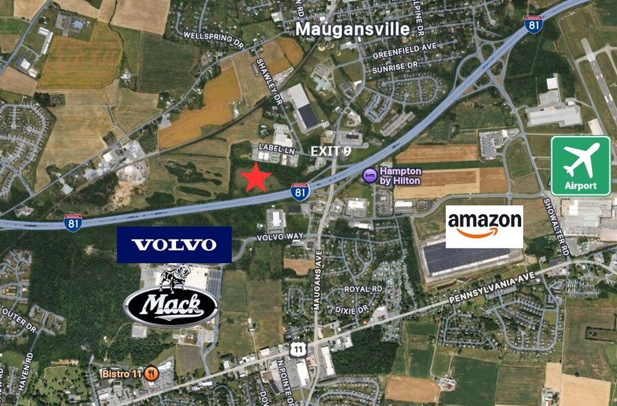 18230 Shawley Dr, Hagerstown, MD à vendre - Aérien – Image 2 sur 3