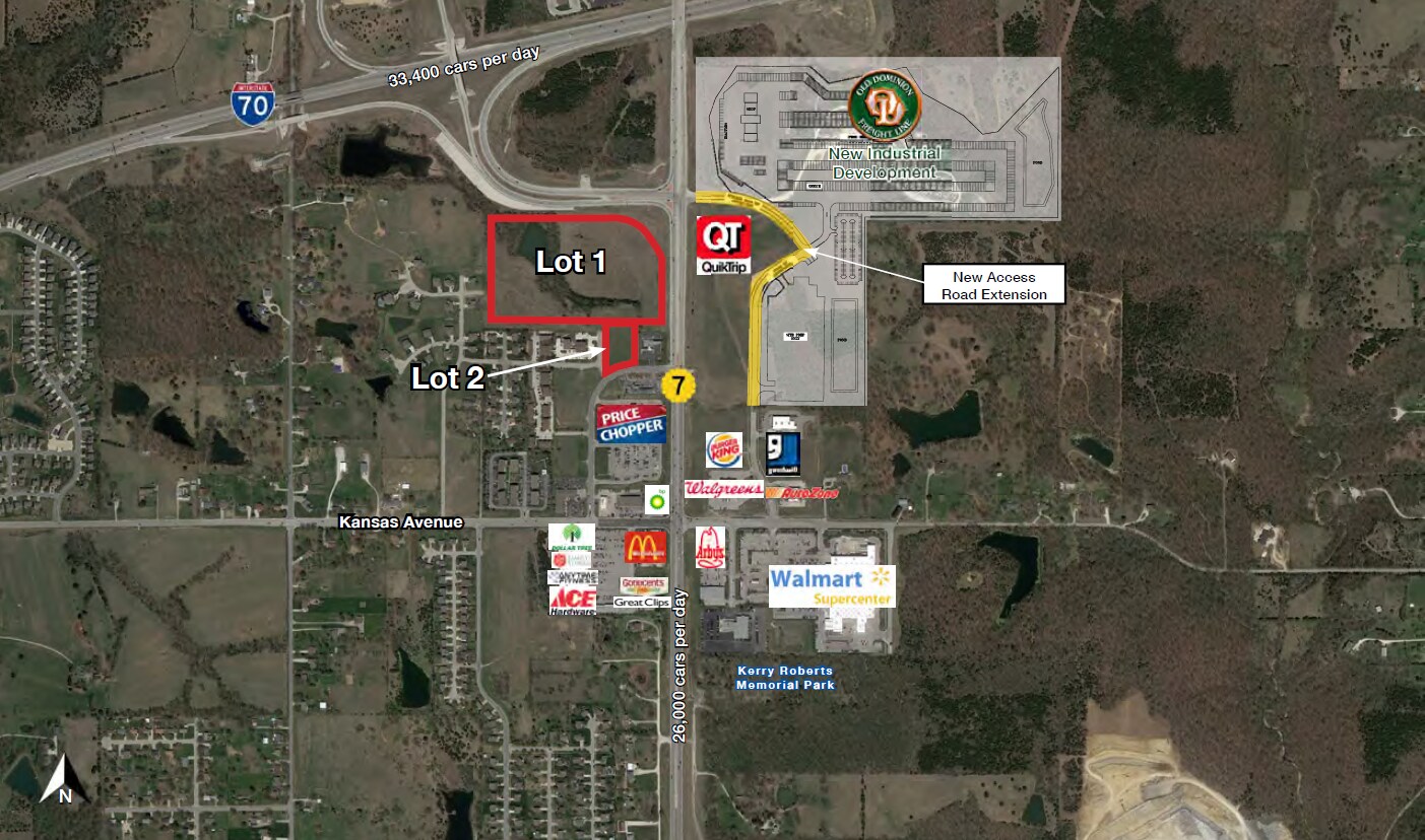 I-70 Hwy, Bonner Springs, KS à vendre Aérien– Image 1 sur 3