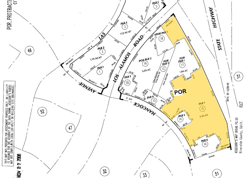 25080 Hancock Ave, Murrieta, CA à louer - Plan cadastral – Image 2 sur 4
