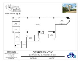 2401 E Randol Mill Rd, Arlington, TX à louer Plan d’étage– Image 1 sur 1
