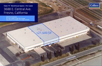 Plus de détails pour 3688 E Central Ave, Fresno, CA - Industriel/Logistique à louer