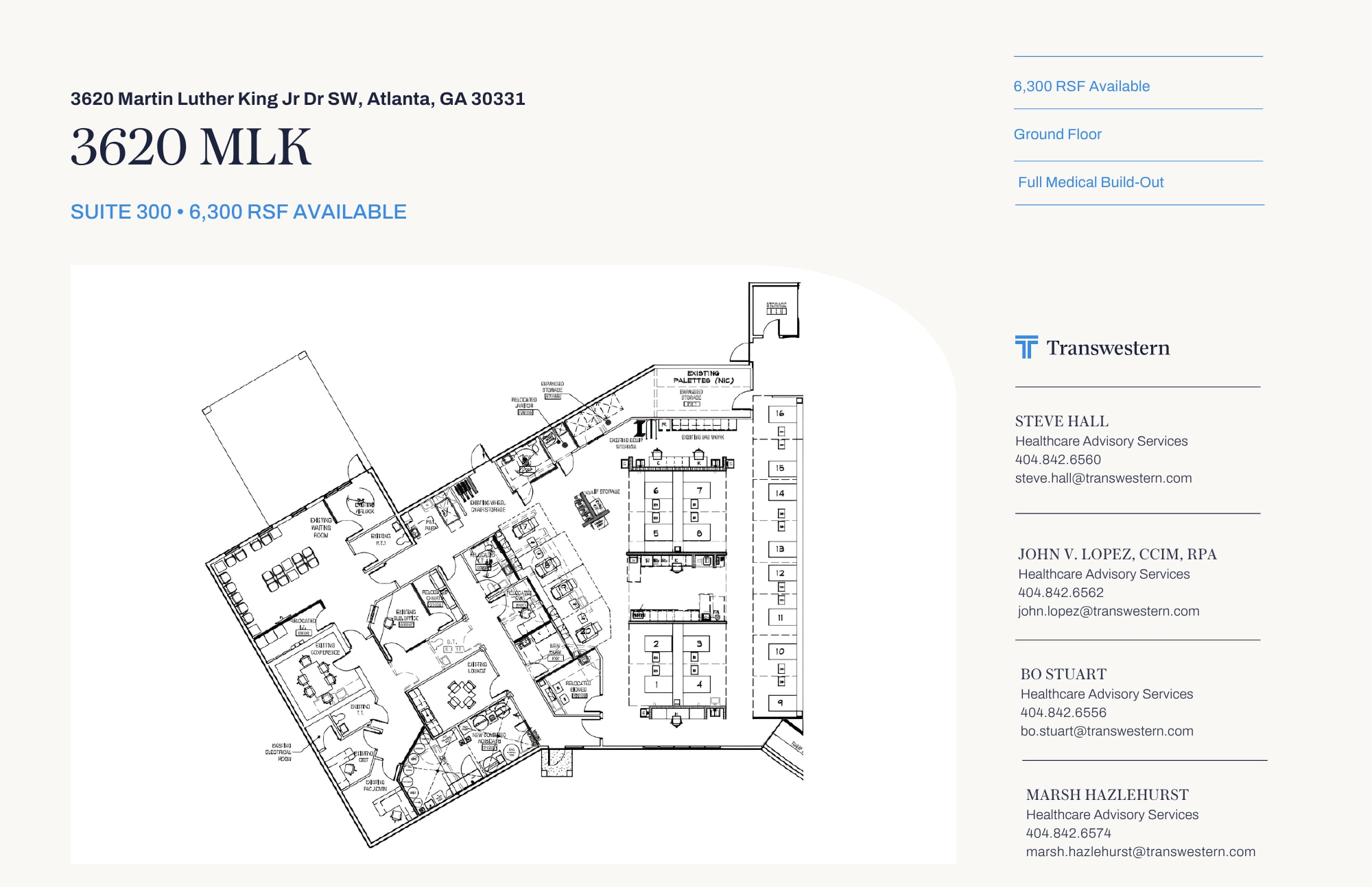 3620 Martin Luther King Jr Dr SW, Atlanta, GA à louer Plan d’étage– Image 1 sur 1