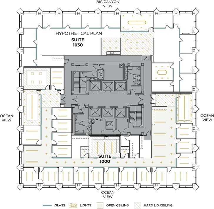 620 Newport Center Dr, Newport Beach, CA à louer Plan d’étage– Image 1 sur 1