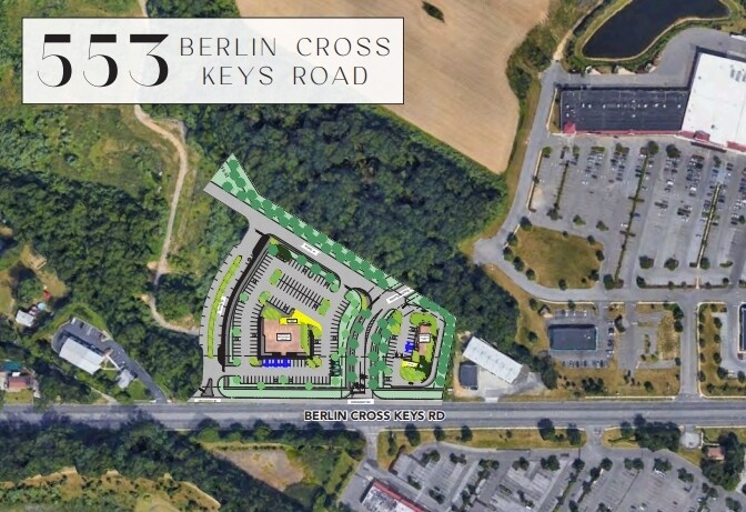 553 Berlin Cross Keys Rd, Sicklerville, NJ à louer Photo de l’immeuble– Image 1 sur 2
