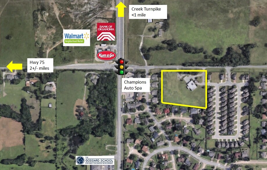 424 W 111th St S, Jenks, OK à vendre - Photo principale – Image 1 sur 29