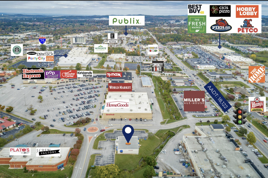 2200A Hamilton Place Blvd, Chattanooga, TN à louer - Photo de l’immeuble – Image 3 sur 14