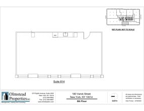 180 Varick St, New York, NY à louer Plan de site– Image 1 sur 3