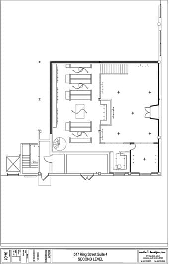 517 King St, Charleston, SC à louer Plan d’étage– Image 1 sur 1