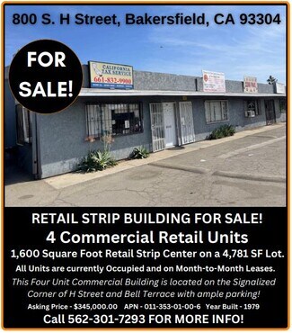Plus de détails pour 800 S H St, Bakersfield, CA - Local commercial à vendre