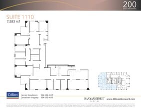 200 E Broward Blvd, Fort Lauderdale, FL à louer Plan d’étage– Image 1 sur 2
