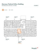 204 Medical Dr, Sherman, TX à louer Plan d’étage– Image 1 sur 1