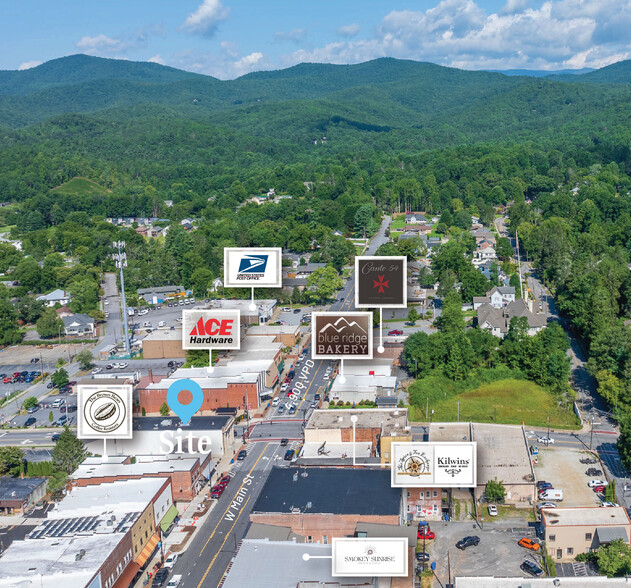 67 W Main St, Brevard, NC à louer - Aérien – Image 3 sur 5