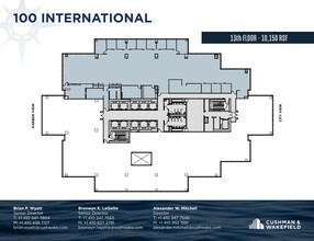 100 International Dr, Baltimore, MD à louer Plan d’étage– Image 1 sur 1