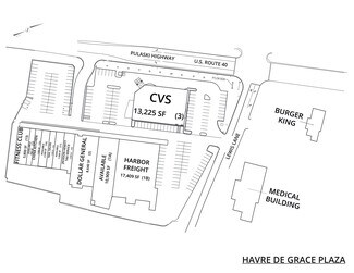 Plus de détails pour 1000 Pulaski Hwy, Havre De Grace, MD - Local commercial à louer