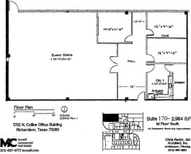 1702 N Collins Blvd, Richardson, TX à louer Plan de site– Image 1 sur 1