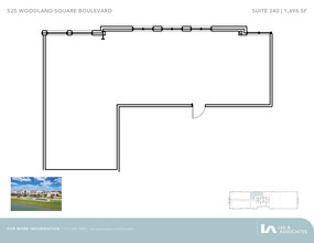 525 Woodland Square Blvd, Conroe, TX à louer Plan d’étage– Image 1 sur 5