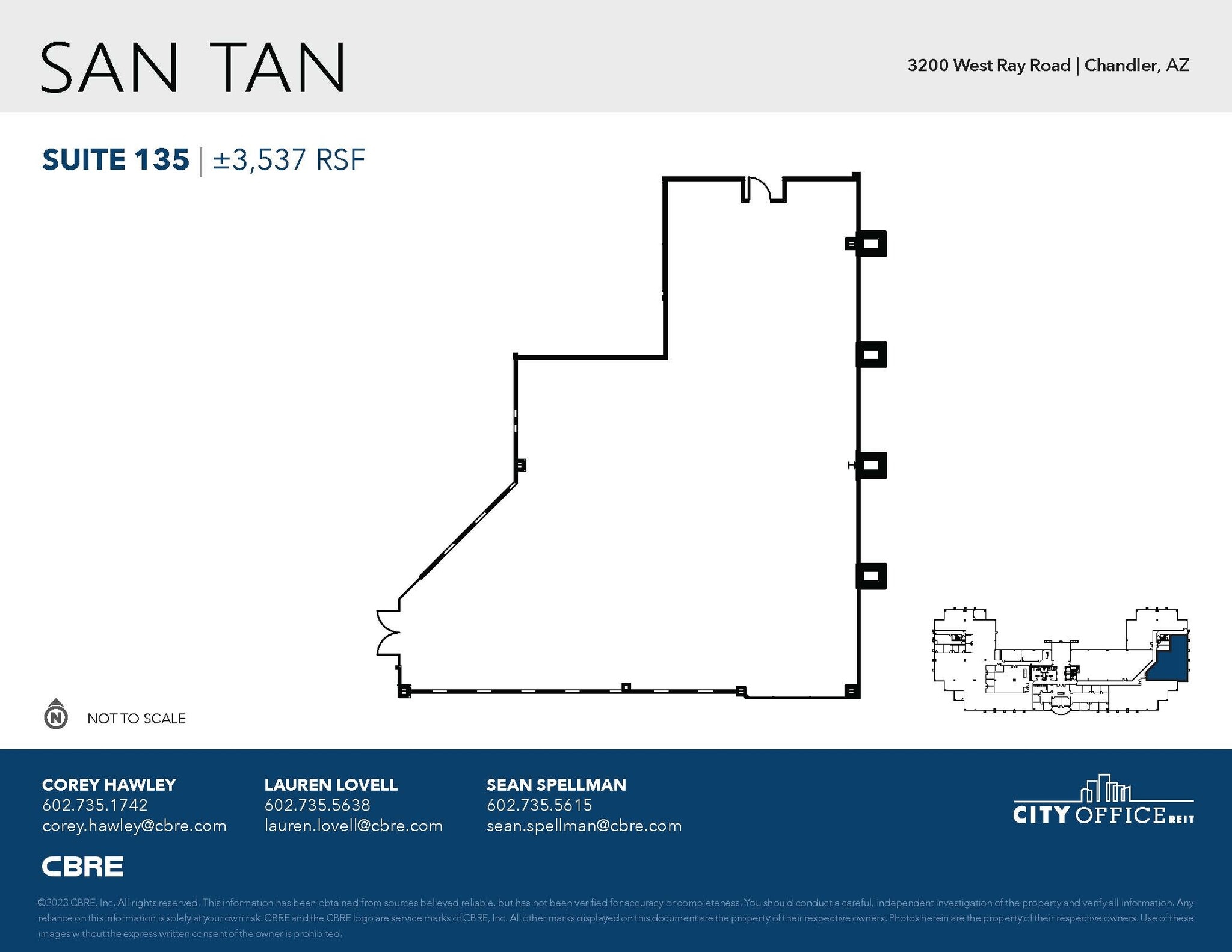 3200 W Ray Rd, Chandler, AZ à louer Plan d’étage– Image 1 sur 1