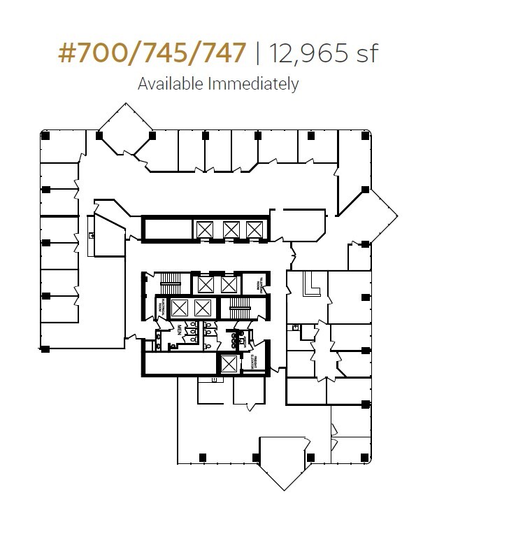 10104 103rd Ave NW, Edmonton, AB à louer Plan d’étage– Image 1 sur 1