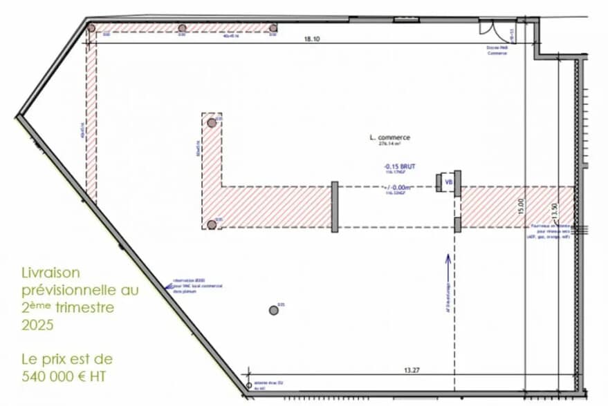 Local commercial dans Orléans à vendre - Plan d’étage – Image 3 sur 3