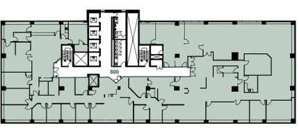 1010 Rue Sherbrooke O, Montréal, QC à louer Plan d’étage– Image 1 sur 1
