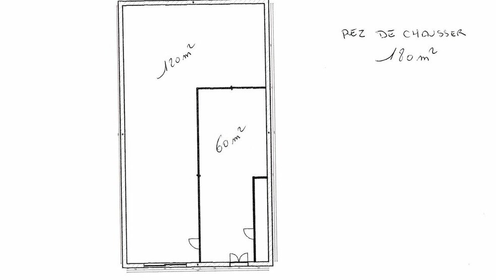 Local d’activités dans Le Muy à louer - Plan d’étage – Image 3 sur 4