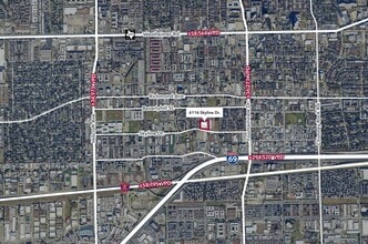 6116 Skyline Dr, Houston, TX - VUE AÉRIENNE  vue de carte