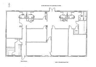 24 SW 10th St, Fort Lauderdale, FL à louer Plan d’étage– Image 1 sur 1