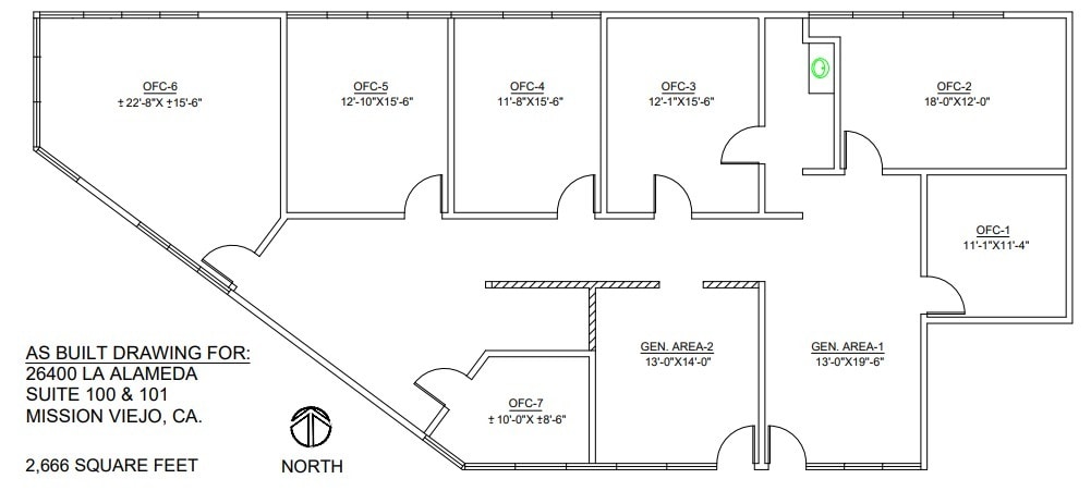 26400 La Alameda, Mission Viejo, CA à louer Plan d’étage– Image 1 sur 11