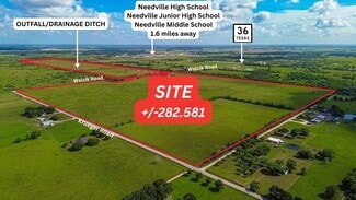 Plus de détails pour 13530 Walcik Rd, Guy, TX - Terrain à vendre