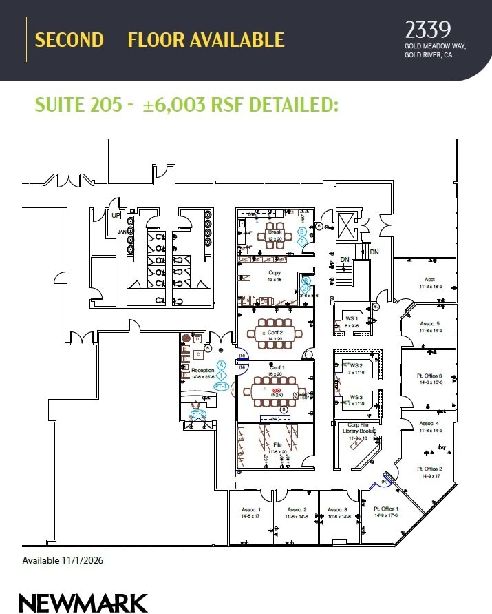 2339 Gold Meadow Way, Gold River, CA à louer Plan d’étage– Image 1 sur 1