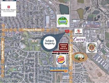 SWC Prospect Road & Timberline Rd, Fort Collins, CO à vendre Aérien– Image 1 sur 2