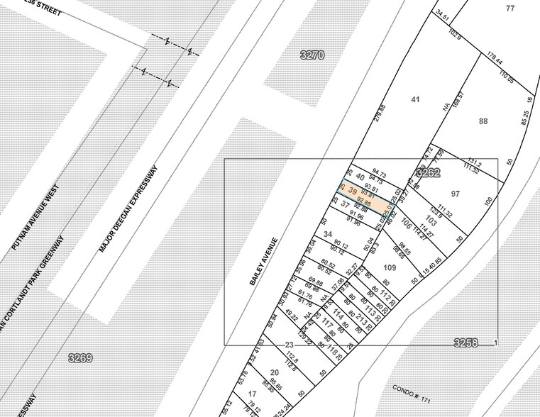 3474 Bailey Ave, Bronx, NY à louer - Plan cadastral – Image 2 sur 2