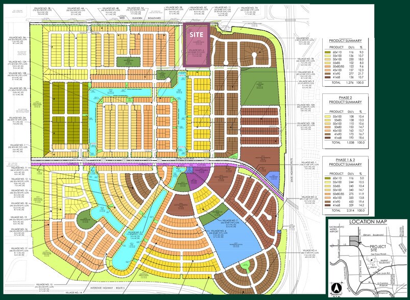 SEC W Elkhorn Blvd & Waterside Dr, Sacramento, CA à louer - Plan cadastral – Image 2 sur 2