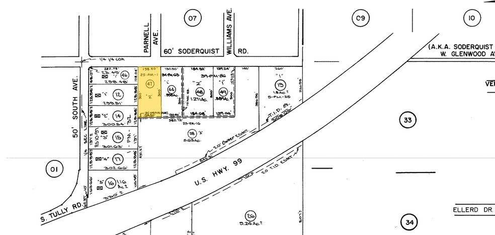 875-899 S Soderquist Rd, Turlock, CA à louer - Plan cadastral – Image 3 sur 3