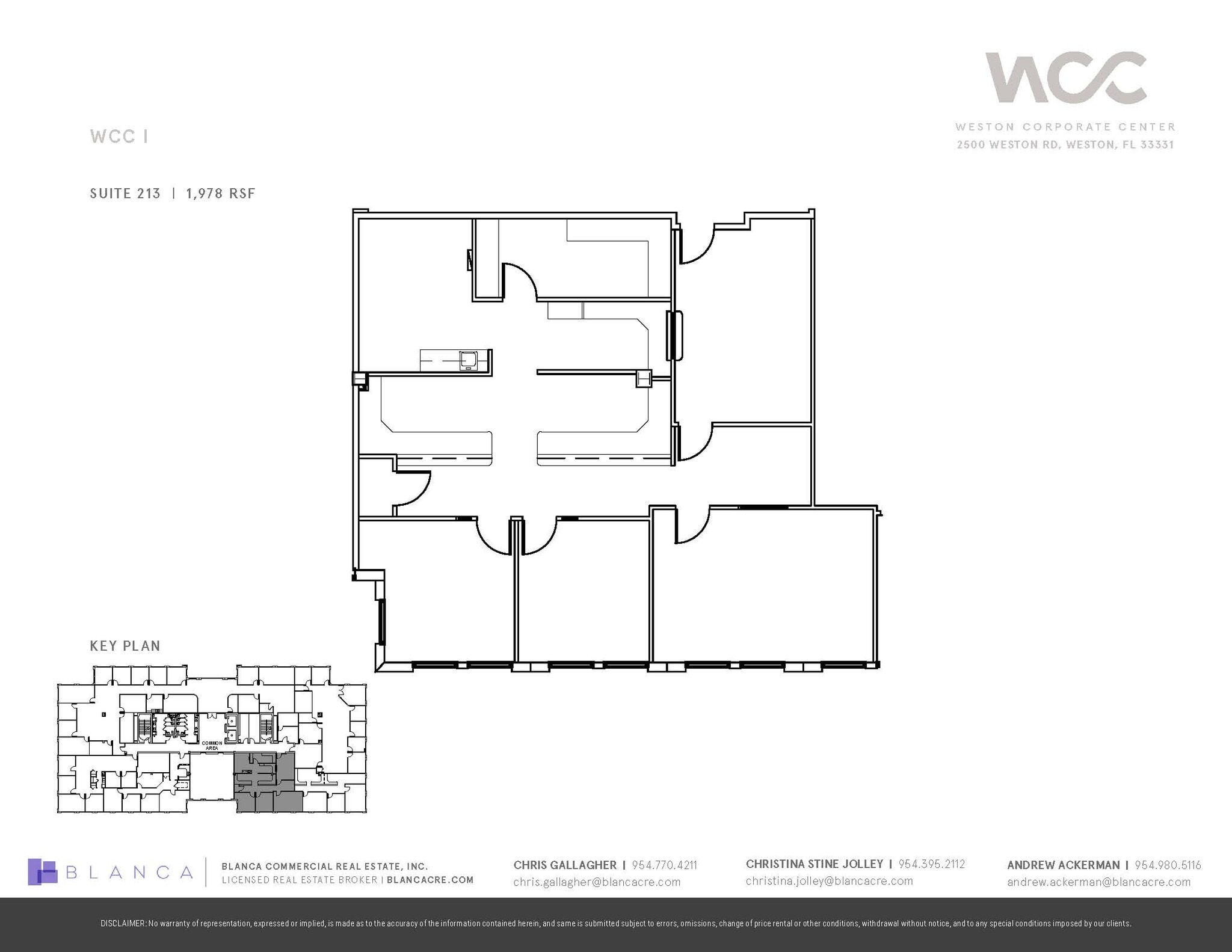 2500 Weston Rd, Weston, FL à louer Plan d’étage– Image 1 sur 1