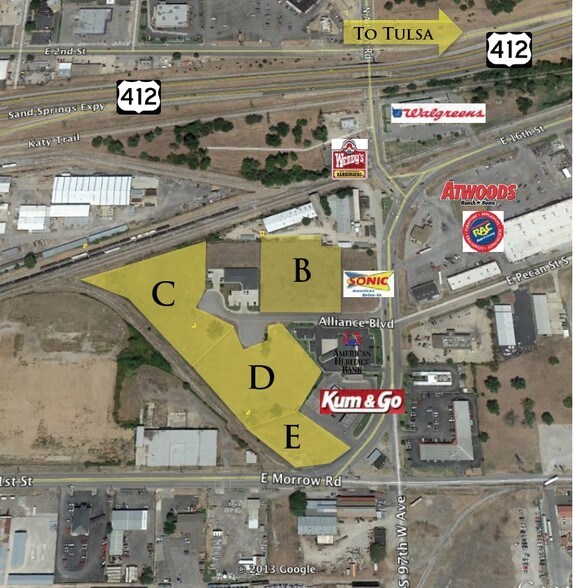 Adams & Morrow Rd, Sand Springs, OK à vendre - Photo principale – Image 1 sur 1