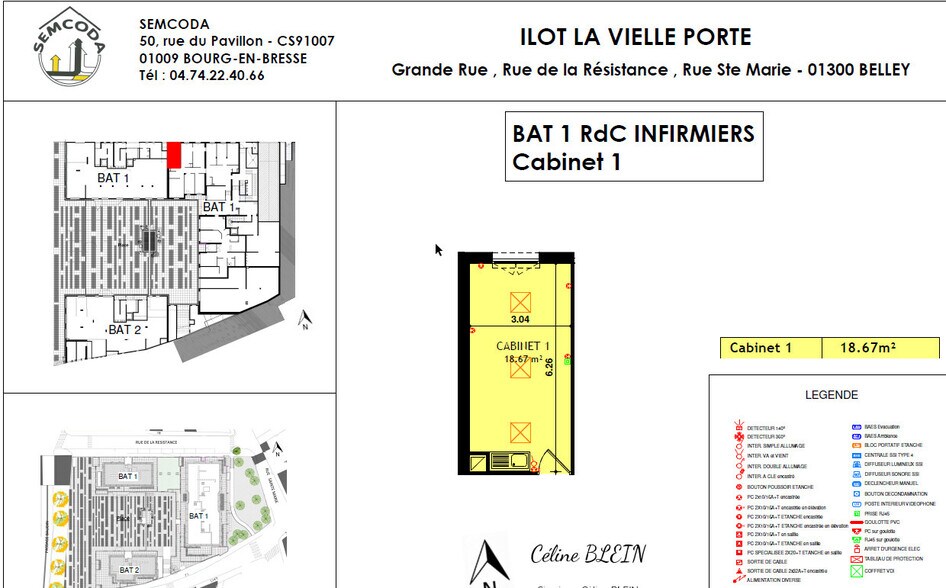 45 Place De La Vieille Porte, Belley à louer - Plan d’étage – Image 3 sur 5
