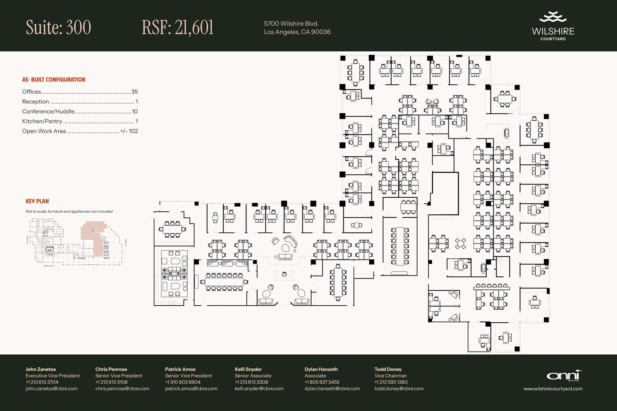 5700 Wilshire Blvd, Los Angeles, CA à louer Plan de site– Image 1 sur 1
