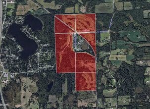 1111 6 Mile Rd, Whitmore Lake, MI - Vue aérienne vue de carte