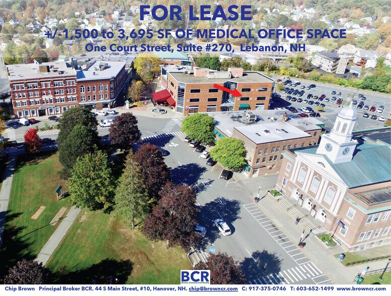 1 Court St, Lebanon, NH à louer - Aérien – Image 1 sur 9