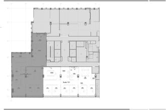 1660 L St NW, Washington, DC à louer Plan d’étage– Image 1 sur 2