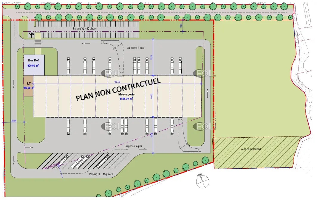 Industriel/Logistique dans Fuveau à louer Plan de site– Image 1 sur 2