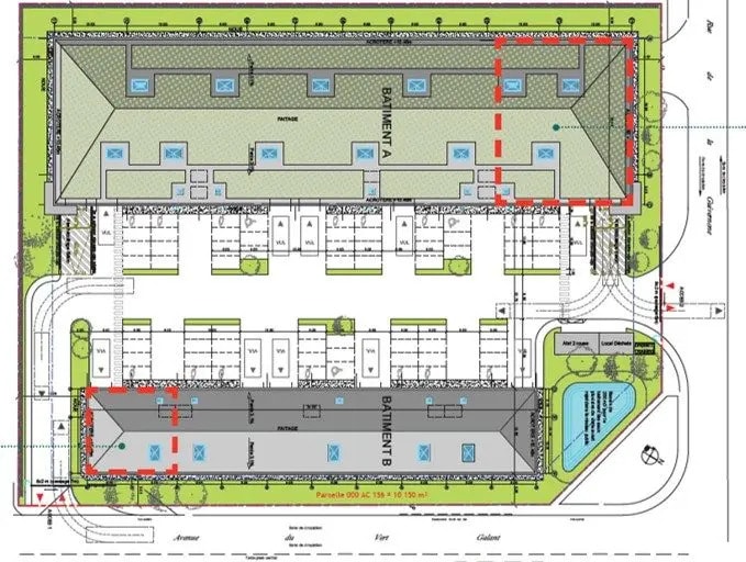 6 Avenue Du Vert Galant, SAINT-OUEN-L'AUMONE à louer - Plan de site – Image 3 sur 6
