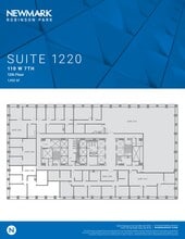 110 W 7th St S, Tulsa, OK à louer Plan de site– Image 1 sur 1