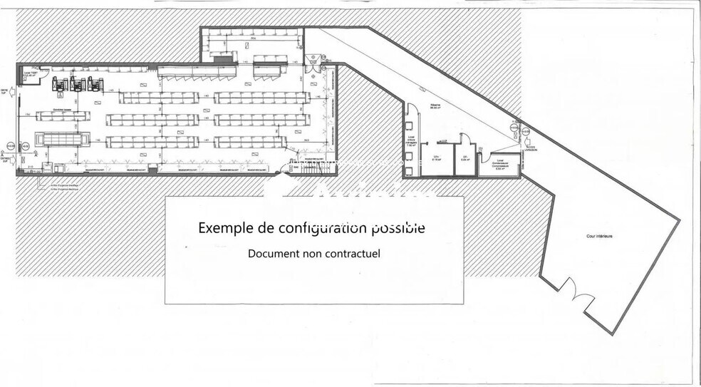 Local commercial dans Saint-Denis à louer - Plan d’étage – Image 2 sur 2