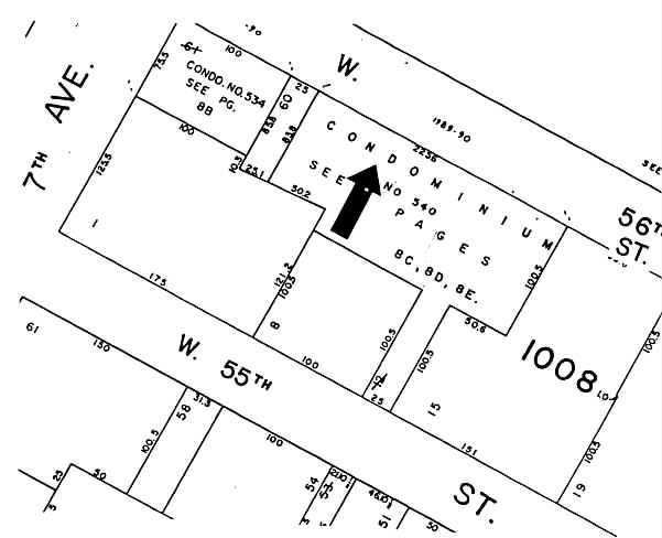 156 W 56th St, New York, NY à louer - Plan cadastral – Image 2 sur 30