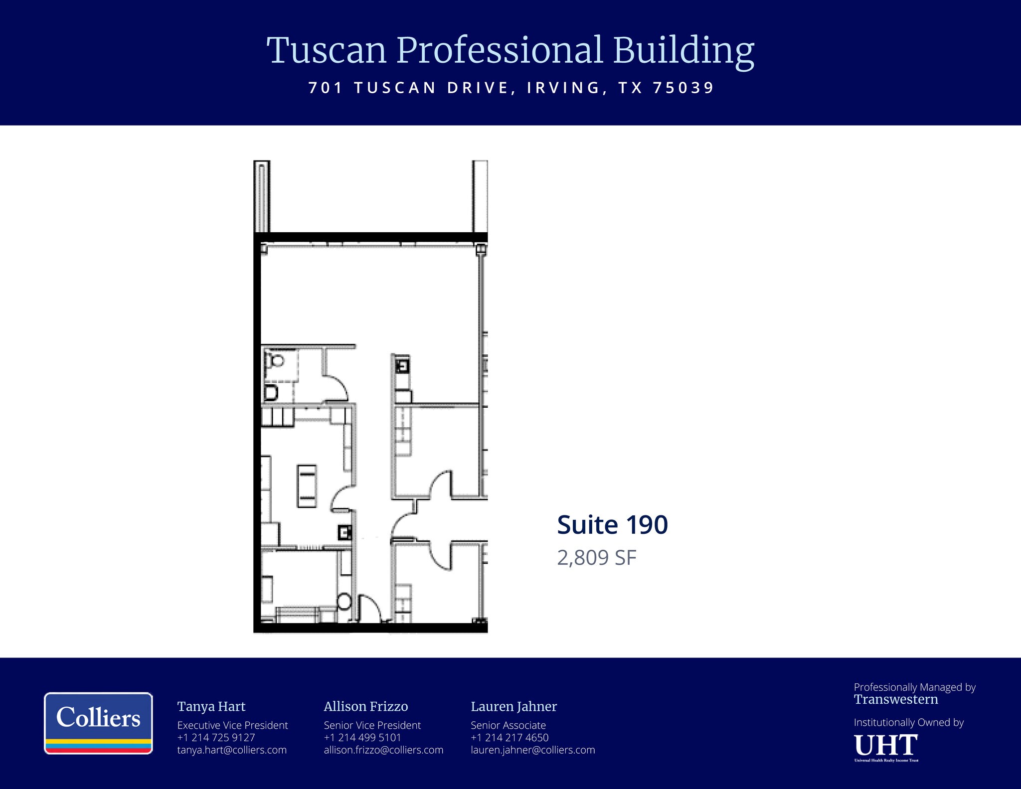 701 Tuscan Dr, Irving, TX à louer Plan d’étage– Image 1 sur 1