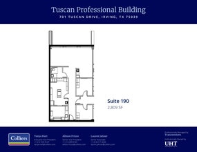 701 Tuscan Dr, Irving, TX à louer Plan d’étage– Image 1 sur 1