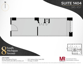 8 S Michigan Ave, Chicago, IL à louer Plan d’étage– Image 1 sur 5